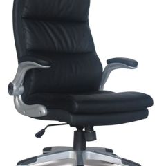 Кресло офисное BRABIX "Fregat EX-510" (рециклированная кожа, черное) 530863 в Губкинском - gubkinskiy.mebel24.online | фото 1