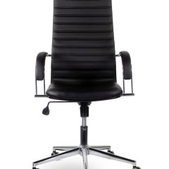 Кресло офисное BRABIX "Pilot EX-610 CH" premium (черное/кожзам) 532418 в Губкинском - gubkinskiy.mebel24.online | фото 2