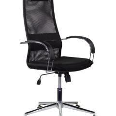 Кресло офисное BRABIX "Pilot EX-610 CH" premium (черное/ткань-сетка) 532417 в Губкинском - gubkinskiy.mebel24.online | фото