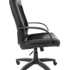 Кресло офисное BRABIX "Strike EX-525" (экокожа черная, ткань черная) 531381 в Губкинском - gubkinskiy.mebel24.online | фото 3