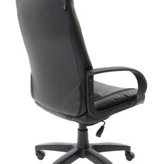Кресло офисное BRABIX "Strike EX-525" (экокожа черная, ткань черная) 531381 в Губкинском - gubkinskiy.mebel24.online | фото 4