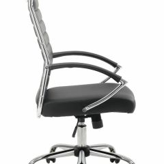 Кресло офисное BRABIX "Style EX-528", экокожа, хром, черное, 531947 в Губкинском - gubkinskiy.mebel24.online | фото 3