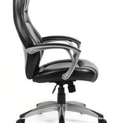 Кресло офисное BRABIX "Turbo EX-569" (экокожа, спортивный дизайн, черное) 531014 в Губкинском - gubkinskiy.mebel24.online | фото 3