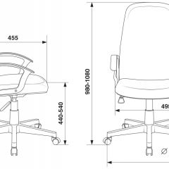 Кресло руководителя Бюрократ CH-808LT/#B черный 3C11 в Губкинском - gubkinskiy.mebel24.online | фото 4