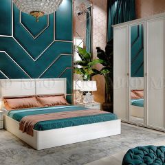 ПРЕСТИЖ-2 Кровать 1,6 м с ПМ (Сандал светлый) в Губкинском - gubkinskiy.mebel24.online | фото 2