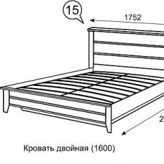 Кровать 1600 с ПМ София 15 в Губкинском - gubkinskiy.mebel24.online | фото 3