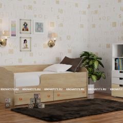 Кровать детская Панда + борт + 2 ящика (1400) в Губкинском - gubkinskiy.mebel24.online | фото