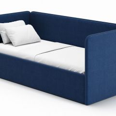 Кровать-диван Leonardo 160*70 (Синий) + боковина в Губкинском - gubkinskiy.mebel24.online | фото 1