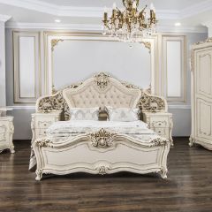 Кровать 1800 Джоконда (крем) в Губкинском - gubkinskiy.mebel24.online | фото 6