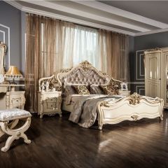 Кровать 1800 Джоконда (крем) в Губкинском - gubkinskiy.mebel24.online | фото 7