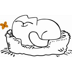 Кровать двухуровневая Кот № 900.1 ПРАВАЯ (туя светлая/белый) в Губкинском - gubkinskiy.mebel24.online | фото 2