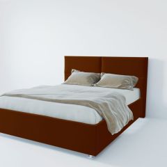 Кровать Корсика с ПМ 800 (велюр бордо) в Губкинском - gubkinskiy.mebel24.online | фото 2