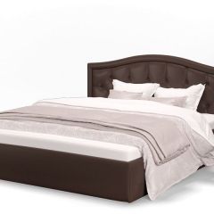 Кровать Стелла 1400*2000 + ПМ (Лесмо brown) коричневый в Губкинском - gubkinskiy.mebel24.online | фото