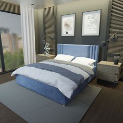 Кровать Стелла Решетка+ПМ (1400) *БЕЗ ДНА в Губкинском - gubkinskiy.mebel24.online | фото
