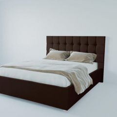 Кровать Венеция без основания 900 (экокожа коричневая) в Губкинском - gubkinskiy.mebel24.online | фото