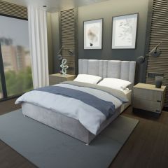 Кровать Верона Решетка+ПМ (1600) *БЕЗ ДНА в Губкинском - gubkinskiy.mebel24.online | фото