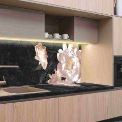 Кухонный фартук со столешницей (А-05) в едином стиле (3050 мм) в Губкинском - gubkinskiy.mebel24.online | фото 1