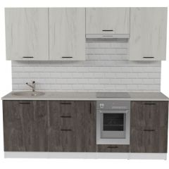 Кухонный гарнитур Сиена компакт 2200 мм в Губкинском - gubkinskiy.mebel24.online | фото 3
