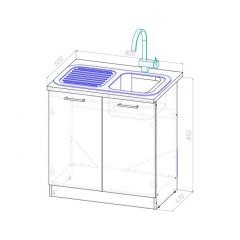 Кухонный гарнитур Янтарь 3000 мм в Губкинском - gubkinskiy.mebel24.online | фото 16
