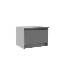 МОРИ ТПМ 400.1 Тумба прикроватная (графит) в Губкинском - gubkinskiy.mebel24.online | фото 2