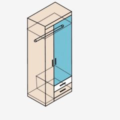 НИКА Н10з Шкаф для одежды в Губкинском - gubkinskiy.mebel24.online | фото 4