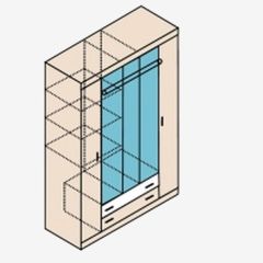 НИКА Н13 Шкаф для одежды в Губкинском - gubkinskiy.mebel24.online | фото 5