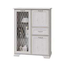 НИКОЛЬ Комод с 1 ст.дв., 2 гл.дв, 1 ящика в Губкинском - gubkinskiy.mebel24.online | фото