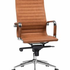 Офисное кресло для руководителей DOBRIN CLARK LMR-101F светло-коричневый №321 в Губкинском - gubkinskiy.mebel24.online | фото 1