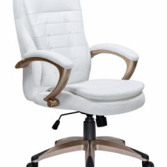Офисное кресло для руководителей DOBRIN DONALD LMR-106B белый в Губкинском - gubkinskiy.mebel24.online | фото 2