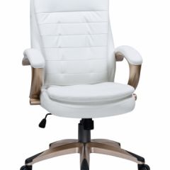 Офисное кресло для руководителей DOBRIN DONALD LMR-106B белый в Губкинском - gubkinskiy.mebel24.online | фото 3