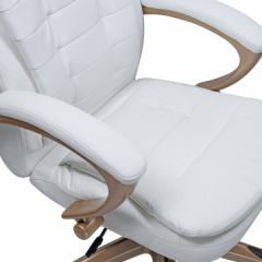 Офисное кресло для руководителей DOBRIN DONALD LMR-106B белый в Губкинском - gubkinskiy.mebel24.online | фото 6
