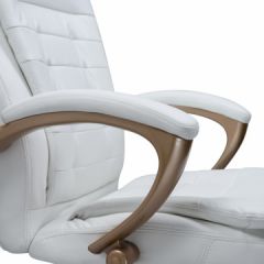 Офисное кресло для руководителей DOBRIN DONALD LMR-106B белый в Губкинском - gubkinskiy.mebel24.online | фото 10