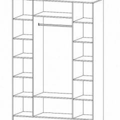 ГАММА Шкаф 4-х створчатый в Губкинском - gubkinskiy.mebel24.online | фото 2