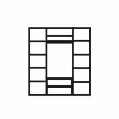 Шкаф 4-х дверный (без зеркал) для платья и белья с выдвижными ящиками Венеция дуб седан (ВНШ2/41) в Губкинском - gubkinskiy.mebel24.online | фото 2
