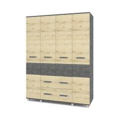 ВИОРА Шкаф 4-х дверный В43 в Губкинском - gubkinskiy.mebel24.online | фото 5