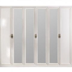 Шкаф 6-ти ств (2+2+2) с зеркалами Натали (комплект) в Губкинском - gubkinskiy.mebel24.online | фото 2