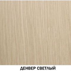 Шкаф для одежды №609 "Инна" Денвер светлый (*без полок) в Губкинском - gubkinskiy.mebel24.online | фото 2