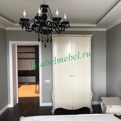 Шкаф для одежды Луиза (ММ-227-01/02Б) в Губкинском - gubkinskiy.mebel24.online | фото 2