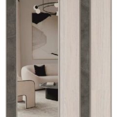 Шкаф-купе 1300 серии SILVER S5+S5+B2+PL3 (2 ящика+2 штанги) профиль «Серебро» в Губкинском - gubkinskiy.mebel24.online | фото 8