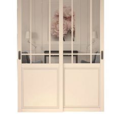 Шкаф-купе 1500 серии NEW CLASSIC K2+K2+B2+PL2(2 ящика+1 штанга+1 полка) профиль «Капучино» в Губкинском - gubkinskiy.mebel24.online | фото 14