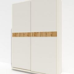 Шкаф-купе 1600 серии SOFT D6+D6+B2+PL3 (2 ящика+2штанги) профиль «Капучино» в Губкинском - gubkinskiy.mebel24.online | фото 4
