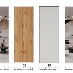 Шкаф-купе 1600 серии SOFT D6+D6+B2+PL3 (2 ящика+2штанги) профиль «Капучино» в Губкинском - gubkinskiy.mebel24.online | фото 9