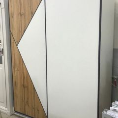 Шкаф-купе 1800 серии SOFT D8+D2+B2+PL4 (2 ящика+F обр.штанга) профиль «Графит» в Губкинском - gubkinskiy.mebel24.online | фото 4