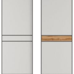 Шкаф-купе 2100 серии SOFT D4+D4+D4+B22+PL1 (по 2 ящика лев/прав+1штанга) профиль «Графит» в Губкинском - gubkinskiy.mebel24.online | фото 10