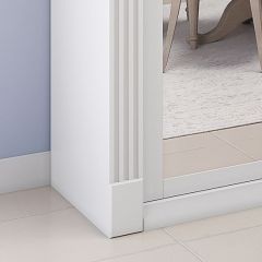 Шкаф-купе 2450 серии NEW CLASSIC K1+K1+K1+B22+PL4 (по 2 ящика лев/прав+F обр.штанга) профиль «Капучино» в Губкинском - gubkinskiy.mebel24.online | фото 5