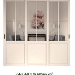 Шкаф-купе 2450 серии NEW CLASSIC K1+K1+K1+B22+PL4 (по 2 ящика лев/прав+F обр.штанга) профиль «Капучино» в Губкинском - gubkinskiy.mebel24.online | фото 16