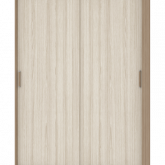 Шкаф-купе Неаполь 1,5 без зеркал (ЯШ темный/светлый) в Губкинском - gubkinskiy.mebel24.online | фото