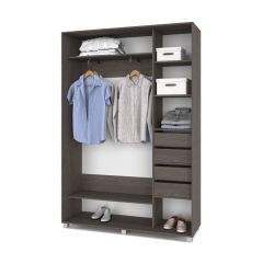 РОЛАНД Шкаф-купе Анкор темный (450*1300) Р431 в Губкинском - gubkinskiy.mebel24.online | фото 5