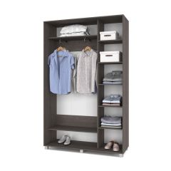 РОЛАНД Шкаф-купе Анкор темный (450*1400) Р441 в Губкинском - gubkinskiy.mebel24.online | фото 3