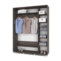 РОЛАНД Шкаф-купе Анкор темный (450*1700) Р471 в Губкинском - gubkinskiy.mebel24.online | фото 3